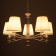 Chandelier 1091/5wt 40W E27 white 60x60x38-78 cm Bayerlux