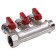 Universal collector Aqualink, 3/4 "X3/4" x16 mm, internal/outer, 3 exits, European fabric