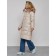 Coat insulated winter female, size 46, color light green