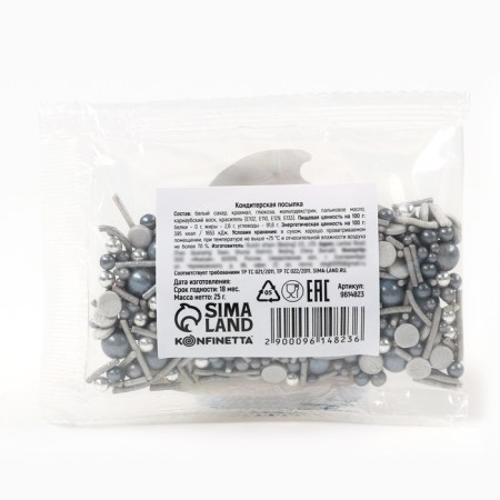 Sprinking confectionery: silver, 25 g.-4