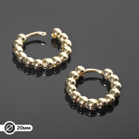 SHVESS-COLLECE Rod "balls" d = 20 mm, color gold