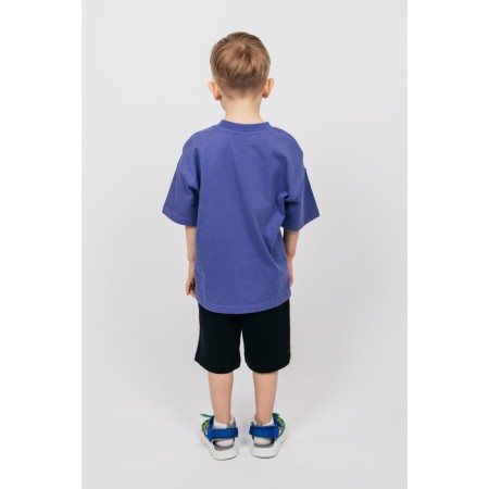 T -shirt for a boy, height 128 cm, blue color-1