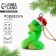 Christmas tree toy New Year's "snake", for the New Year, 3.5 x 2.3 cm