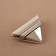 Bag Fraille, 4.5 × 2.9 cm, pearl silver color