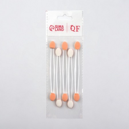 Set of applicators for shadows, bilateral, 5 pcs, 9.5 cm, transparent color-2