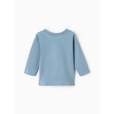 Longslit for a boy, indigo color, height 74 cm-3