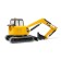 Caterpillar excavator Cat, with a dump