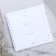 Book of wishes for the wedding "White with crystals."