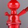 Hookah "tunch", 25 cm, 1 pipe, red