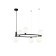 Suspension lamp Maytoni Mod013PL-06B, 6xG9, 25W, 58x58x184 cm, black color black