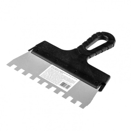 Sparta 85148 spatula, 10x10 mm tooth, stainless steel, plastic handle, 200 mm-1