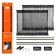 Sunsmanship curtains Airline Asps-S-11, sliding, s, 70x37-42cm, black