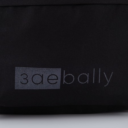 School youth backpack, lightning department, external pocket, black color-16