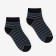 Women's terry socks shortened, black color, size 23-25