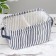 Storage basket with handles "Street", 2 cells, 22 × 13 cm, blue color