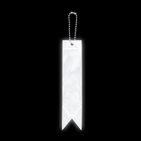The reflective element "flag", bilateral, 15 × 3 cm, gray color-3