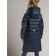 Coat insulated for a girl, height 122 cm