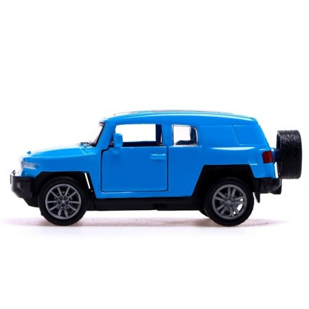 Metal car "Cruiser", 1:48, inertia, doors open, blue color-1