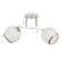 Frida chandelier 2he27 40W white-gold 46x25x26 cm Bayerlux