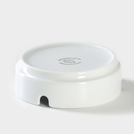 Porcelain ashtrays "linen", d = 11 cm-2