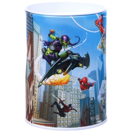 Spider-Man piggy bank, 7.5x7.5x10.5 cm-1