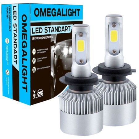Automobile LED lamp, Omegalight Standart 3000k, H27 (880) 2400 LM