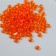Beads for creativity plastic "Crystal with faces of orange" set of 20 grams 0.4x0.6x0.6 cm