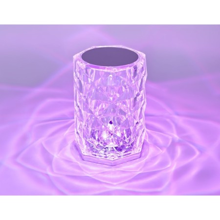 Table LED lamp with touch switch and Ambrella Light, Desk, DE8013, LED, 3 W, 225LUM, RGB, Transparent color-4