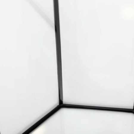 Aquarium "octagonal" with a lid, 24 liters, 25 x 25 x 46/50 cm, black-5