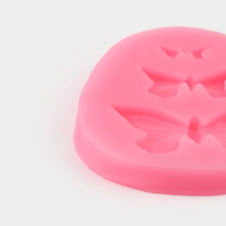 Mold "Butterflies", silicone, 7.5 × 6 × 1 cm, color mix-3