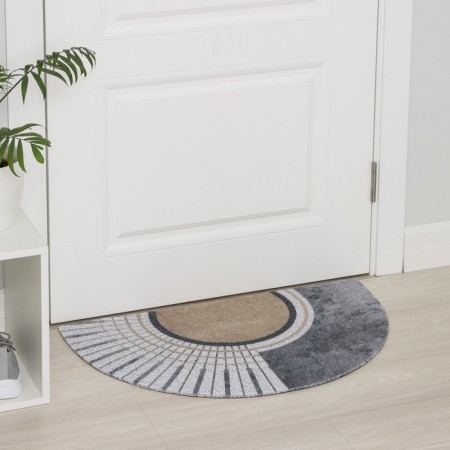 Rug of the galliped muddy share "Ra", 45 × 75 cm, color gray color-1