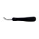 Long -bearing Mini curved tundra, nickelled, two -component handles, 125 mm