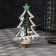 LED figure "Christmas tree with a snowman" 13 × 20 × 5 cm, wood, batteries CR2032x1, glow warm white