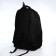 Youth backpack from textiles, 2 parts with a zipper, 4 pockets, black/green color