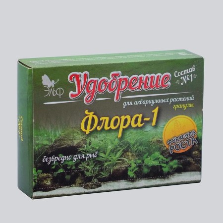 Fertilizers for aquarium plants "Flora-1" Composition No. 1, granules, 100 g