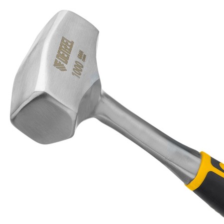 Sledgehammer Denzel 11011, all -metal, two -component handle, 1 kg-2
