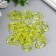 Decor for creativity plastic "Ring for the chain" transparent yellow set 25 pcs 2.3x1.65 cm