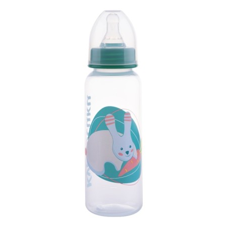 Polypropylene bottle with silicone bowl of milk, 250 ml, mix-5