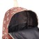 School backpack of textiles on lightning, 3 pockets, pink color
