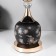 Alvi table lamp 1x60W E27 black and gold 28x28x45 cm Risalux