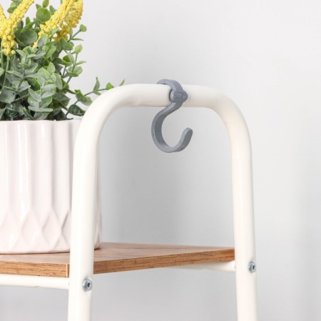 Scandinavia 14 rack, 45 × 38.5 × 147 cm, white color-5