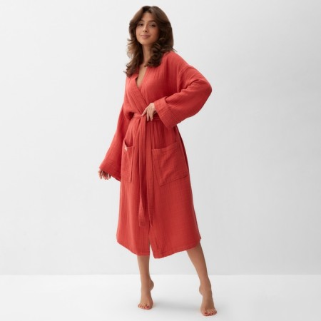 Women's bathrobe Muslim Lovelife, size 42-44, cotton, 4-p, 235g/m2-1