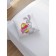 Decorative pillowcase "Easter egg in a ribbon", on a zipper, size 45x45 cm