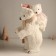 Decor "Papa Bear with a teddy bear on the shoulders" 40x15x20 cm