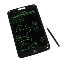 Graphic tablet for drawing and notes LCD Maxvi MGT-02, 10.5 ”, angle 160 °, CR2016, black