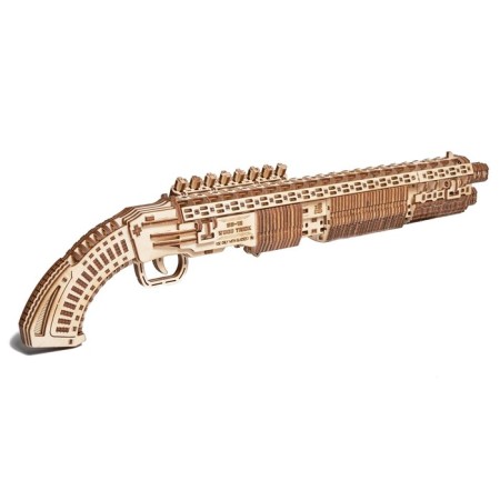 Mechanical wooden team model Wood Trick SG-12 ShotGun shotgun-1