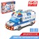 Constructor Block Inertial Police Furgon, Light, Sound, 68 parts