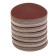 Circle of abrasive grinding under the "Velcro" Tundra, 125 mm, P80, 100 pcs.