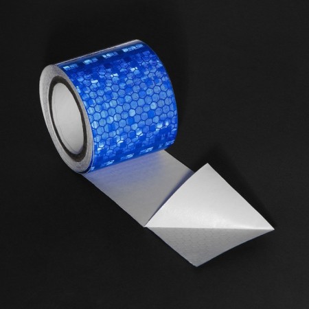 Reflective tape, self -adhesive, blue, 5 cm x 3 m-3