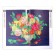 Diamond mosaic with partial filling on canvas "Flowers", 40 x 50 cm
